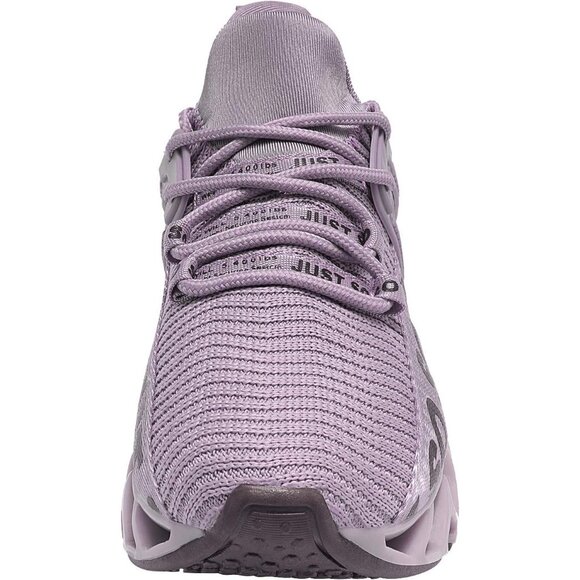 Women's Light Purple Running Walking Tennis Blade Athletic Sneakers Shoes - Picture 3 of 8